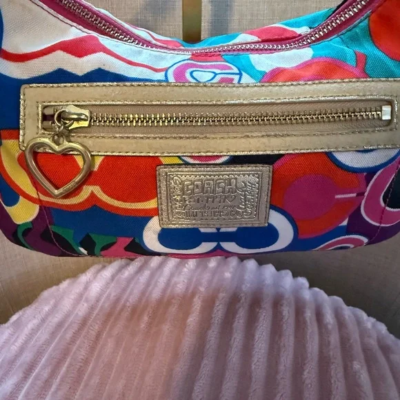 Coach Poppy Colorful Purse - Picture 9 of 12